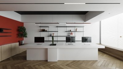 现代办公室3D模型下载